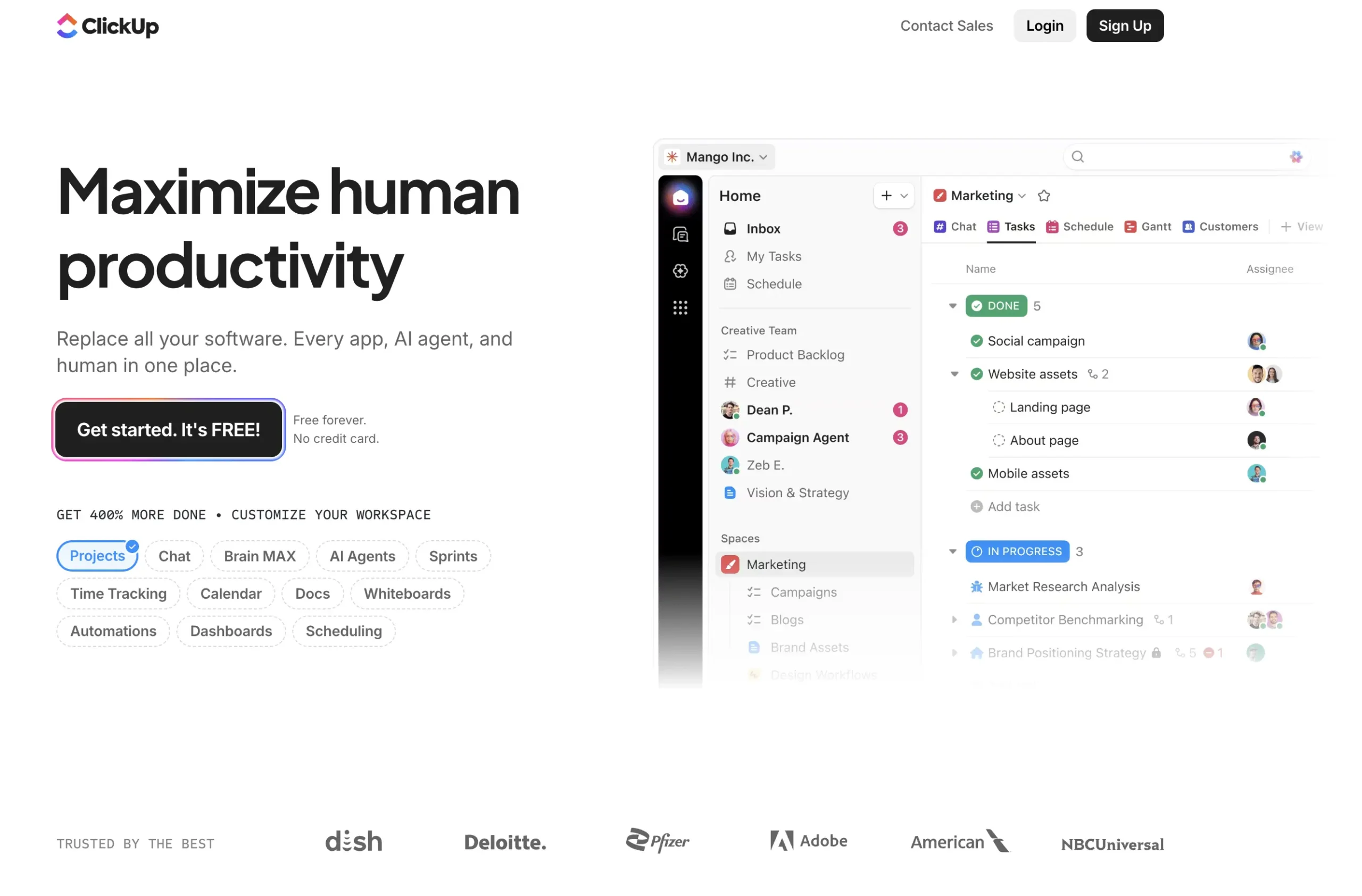 註冊 ClickUp 帳戶
