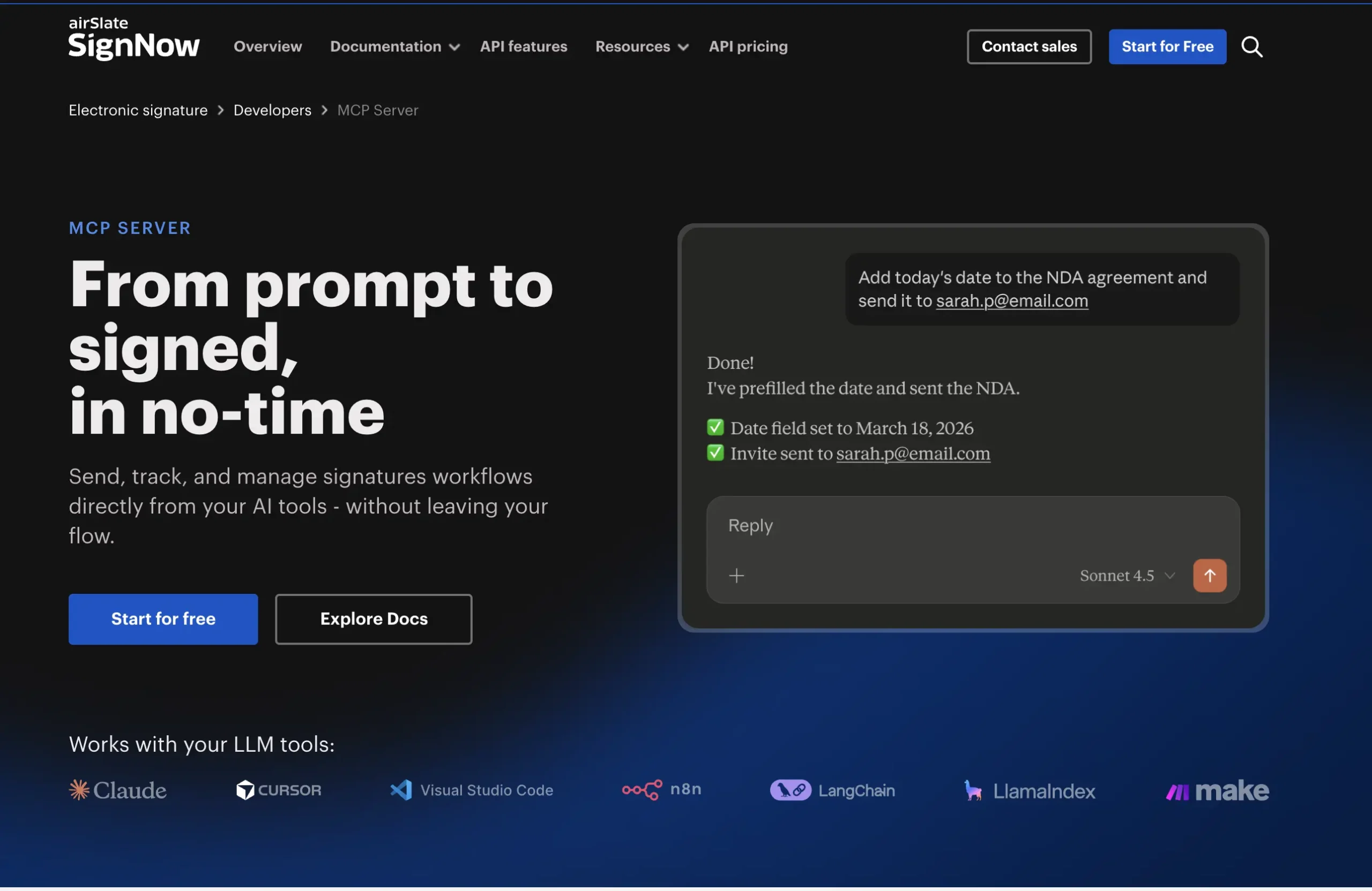 SignNow MCP