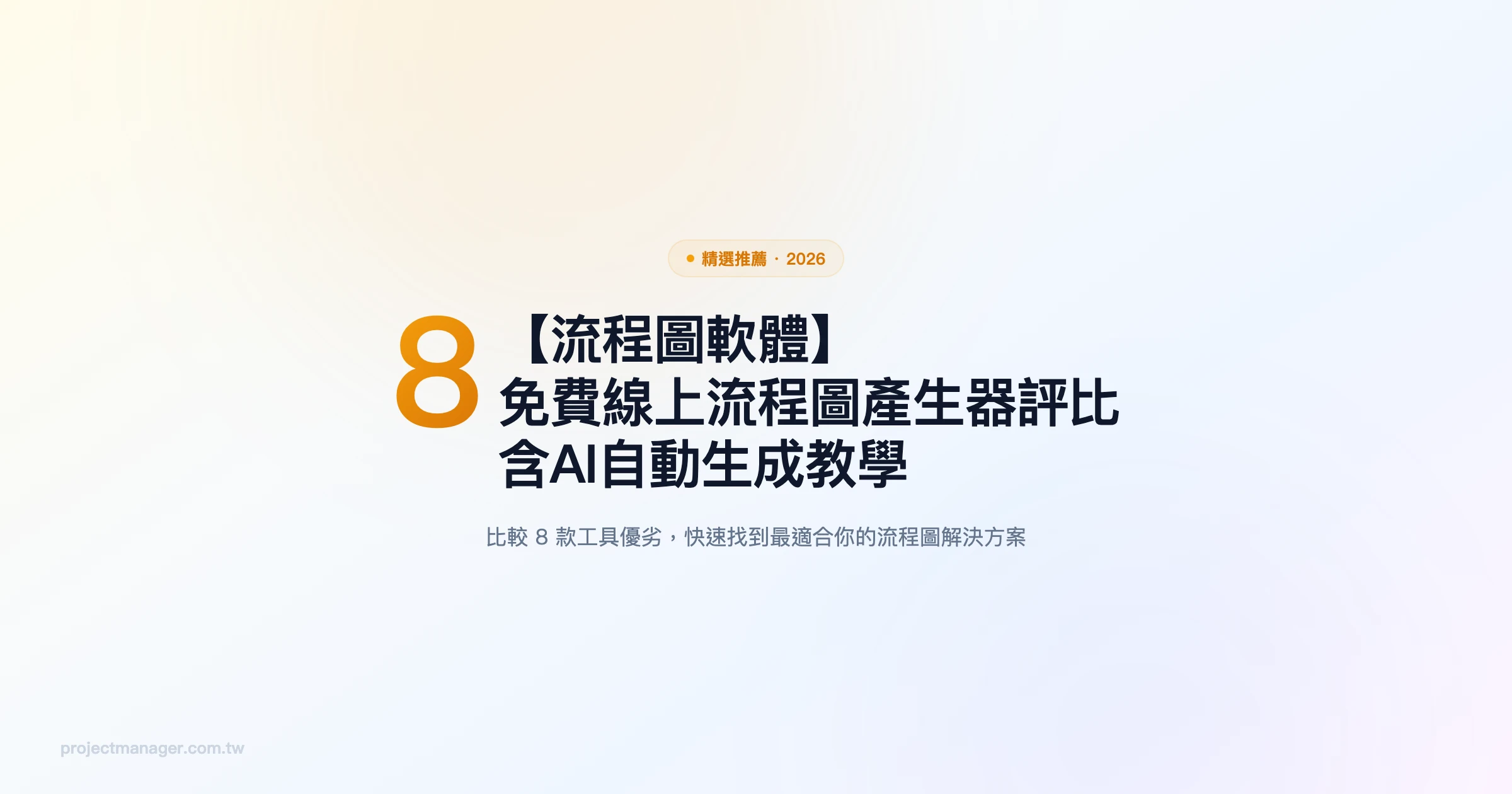 流程圖軟體推薦8款免費工具評比