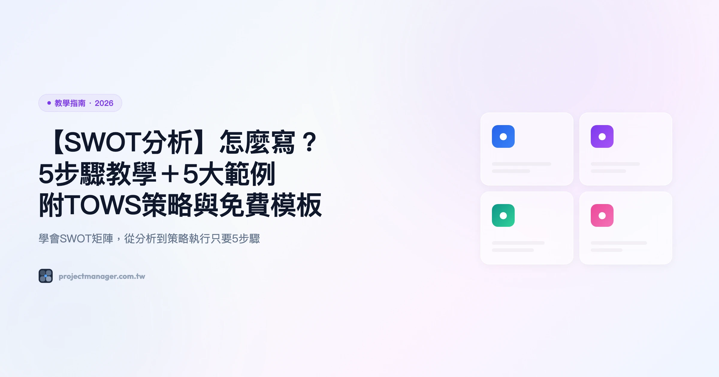 swot分析 教學指南精選圖片