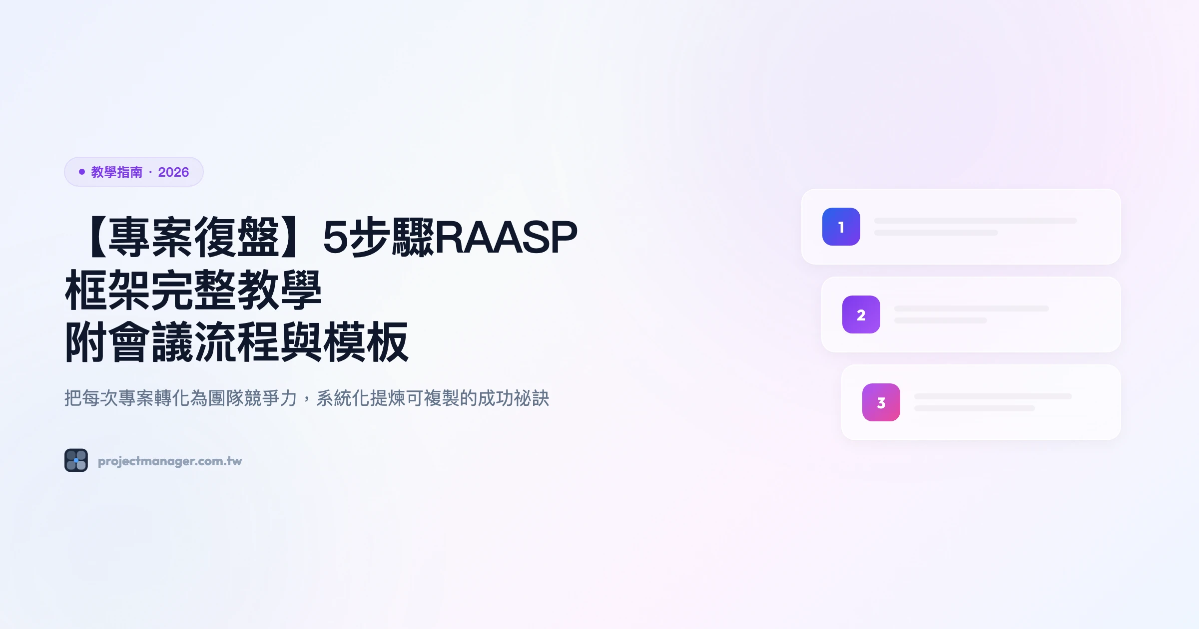 專案復盤 教學指南精選圖片